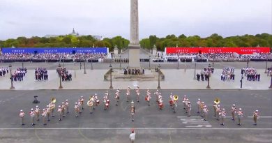 Francia celebró su Día Nacional entre barbijos y homenajes a los trabajadores muertos Francia celebró su Día Nacional entre barbijos y homenajes a los trabajadores muertos
